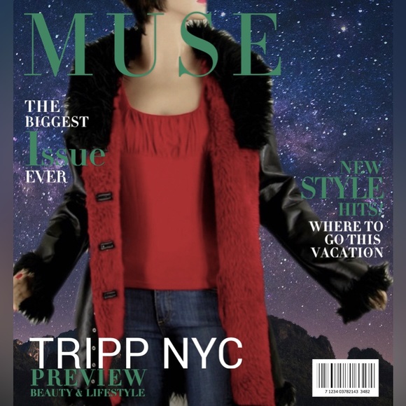 Tripp Nyc Monster Fur Jacket Coat - Picture 7 of 17